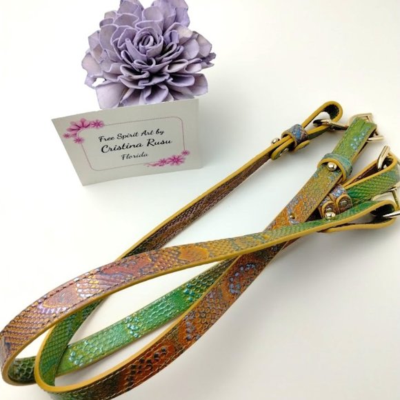 Brahmin replacement pair of straps new Multi Abalone - Picture 1 of 2